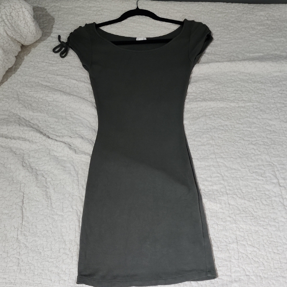 Olive Green Minidress